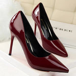 Patent Leather Concise Chaussures