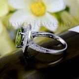 LOVERJEWELRY Solid 14Kt White Gold