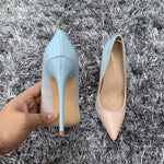 2022 Brand fashion Women Shoes Patent Leather Woman Shoes Sexy Stilettos Ladies High Heels 12cm/10cm/8cm Pointed Toe Women Pumps