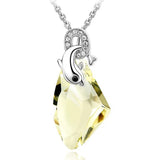 Silver Color Austria Crystal Dolphin Pendant