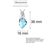 High Quality Silver Color Austria Crystal Dolphin AX Pendant Necklace Fashion Jewelry 2019 Animal Design Party Gift