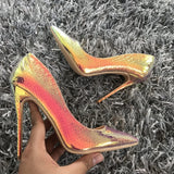 2020 New fashion woman shoes snake printing party wedding shoes big size 35-42 sexy pointed toe high heels pumps women shoes