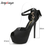 Stiletto Heels with Butterfly-knot