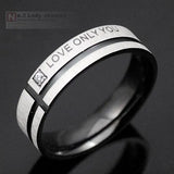 1 Piece!!! Stainless Steel Wedding Rings Band