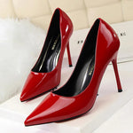 Patent Leather Concise Chaussures