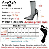 Aneikeh New Air Mesh NetAnkle Heels