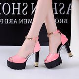 Peep Toe Platform High heels