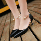 2021 Spring Summer High Heels Women Pumps Pointe Shoes Sexy Ladies High Heel Women Shoes Thin Heel 5cm A640