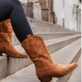 Flat Platform Cowboy Boots