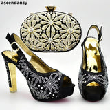 African Wedding Shoes and Bag Set