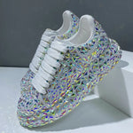 Platform Sneakers  Rhinestone