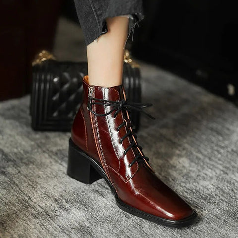 Genuine Leather Women Boots