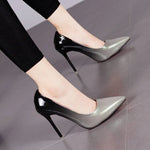 Gradient color Pointed Toe pumps