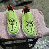 Cartoon anime flat shoes