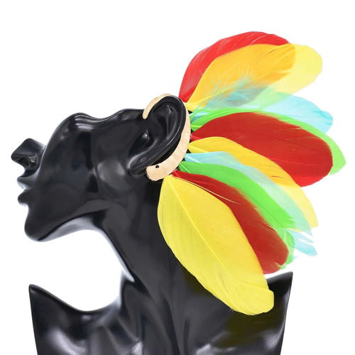 1PCS African Gypsy Left Large Ear Clip