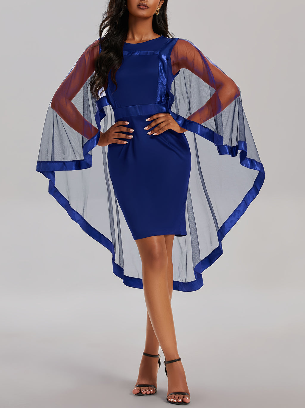 1pc Elegant Bodycon Dress for Women