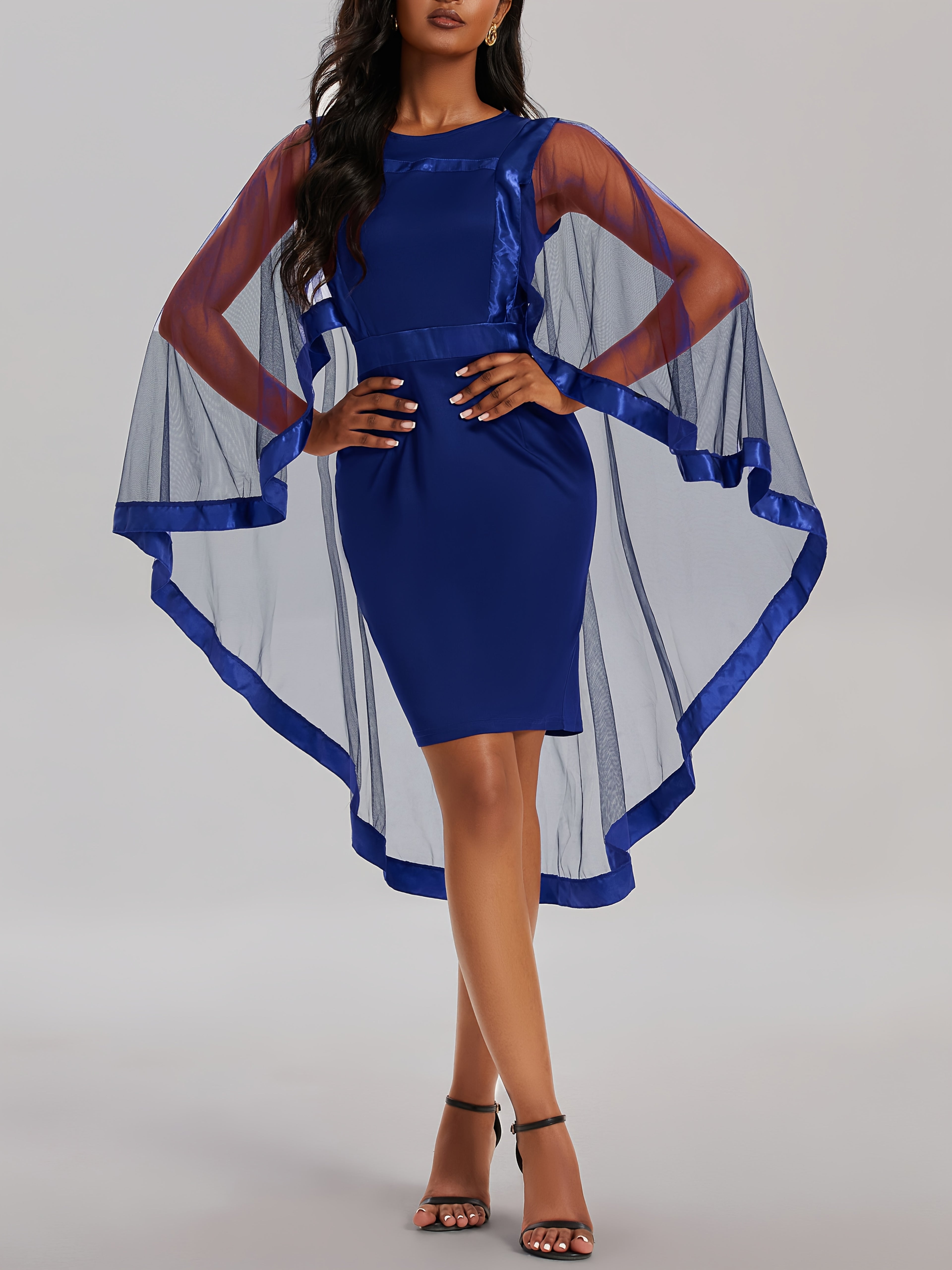 1pc Elegant Bodycon Dress for Women