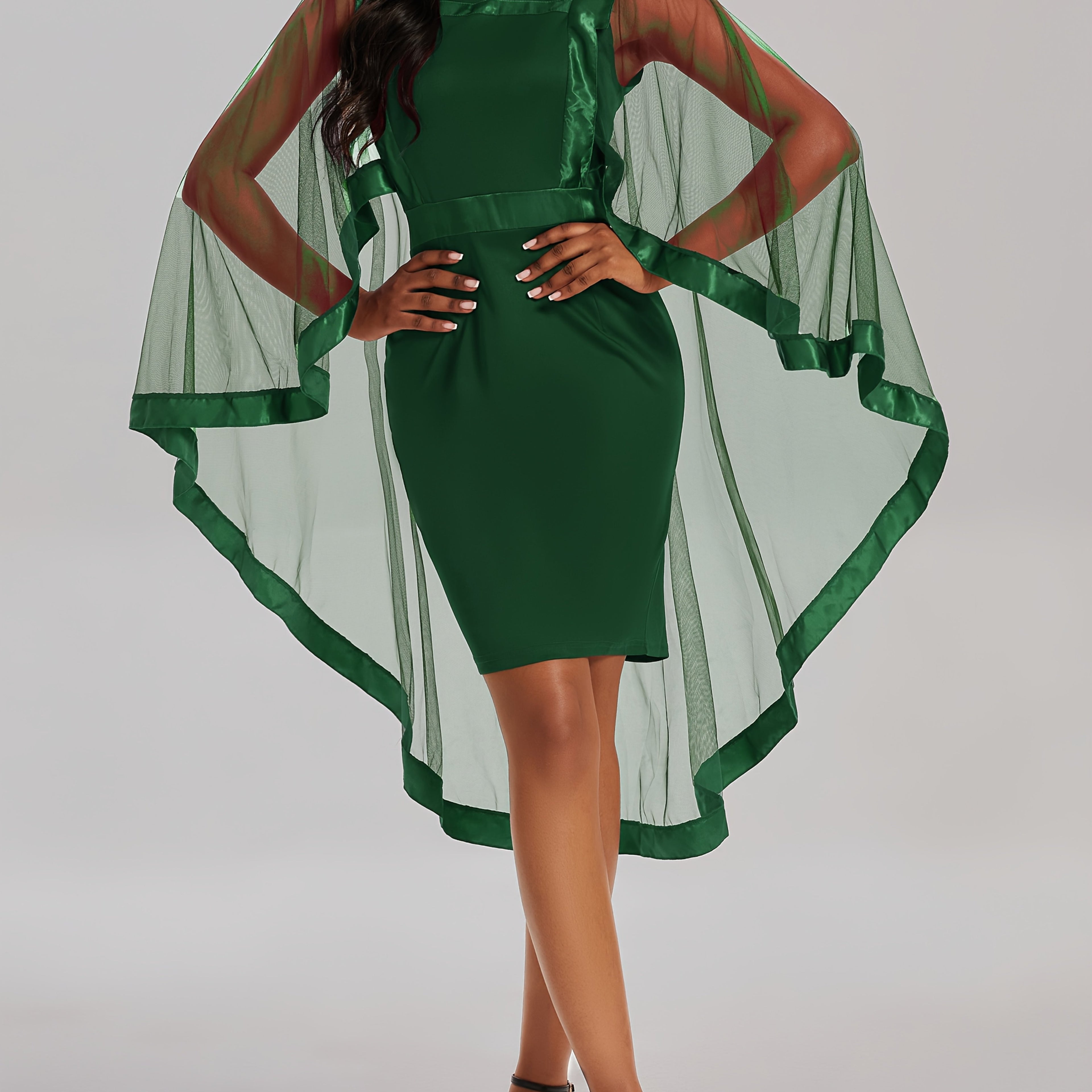 1pc Elegant Bodycon Dress for Women