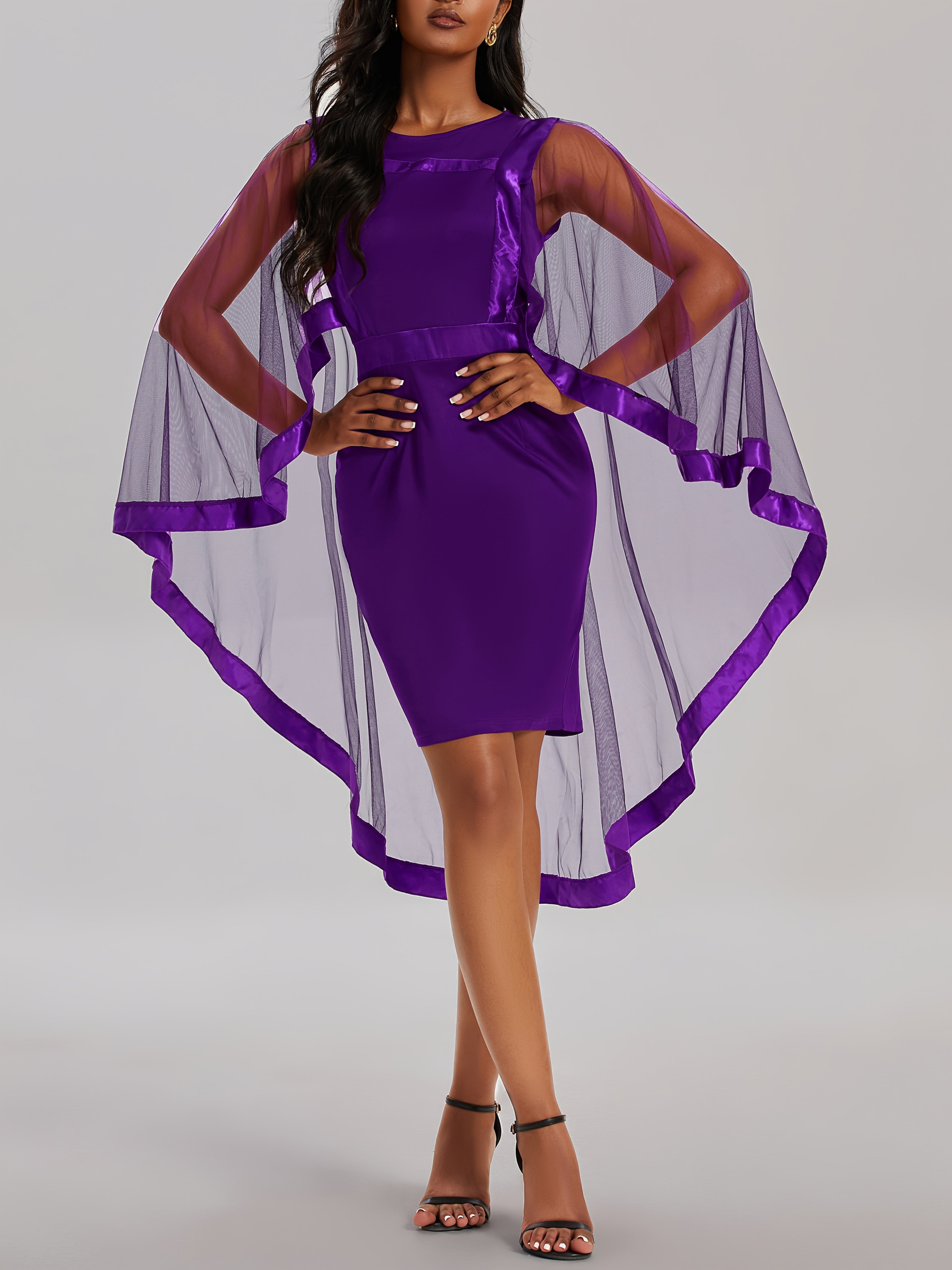 1pc Elegant Bodycon Dress for Women