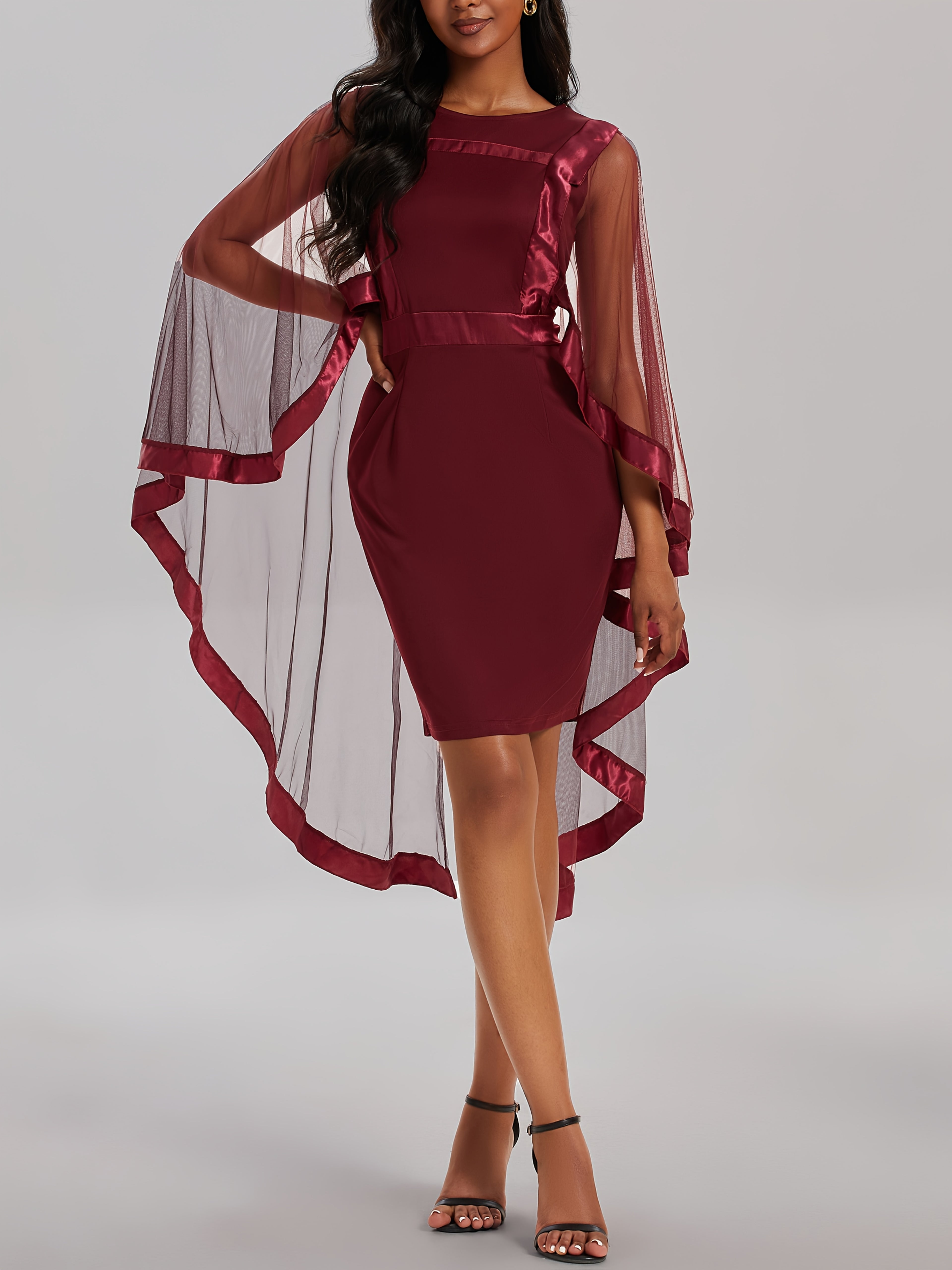 1pc Elegant Bodycon Dress for Women