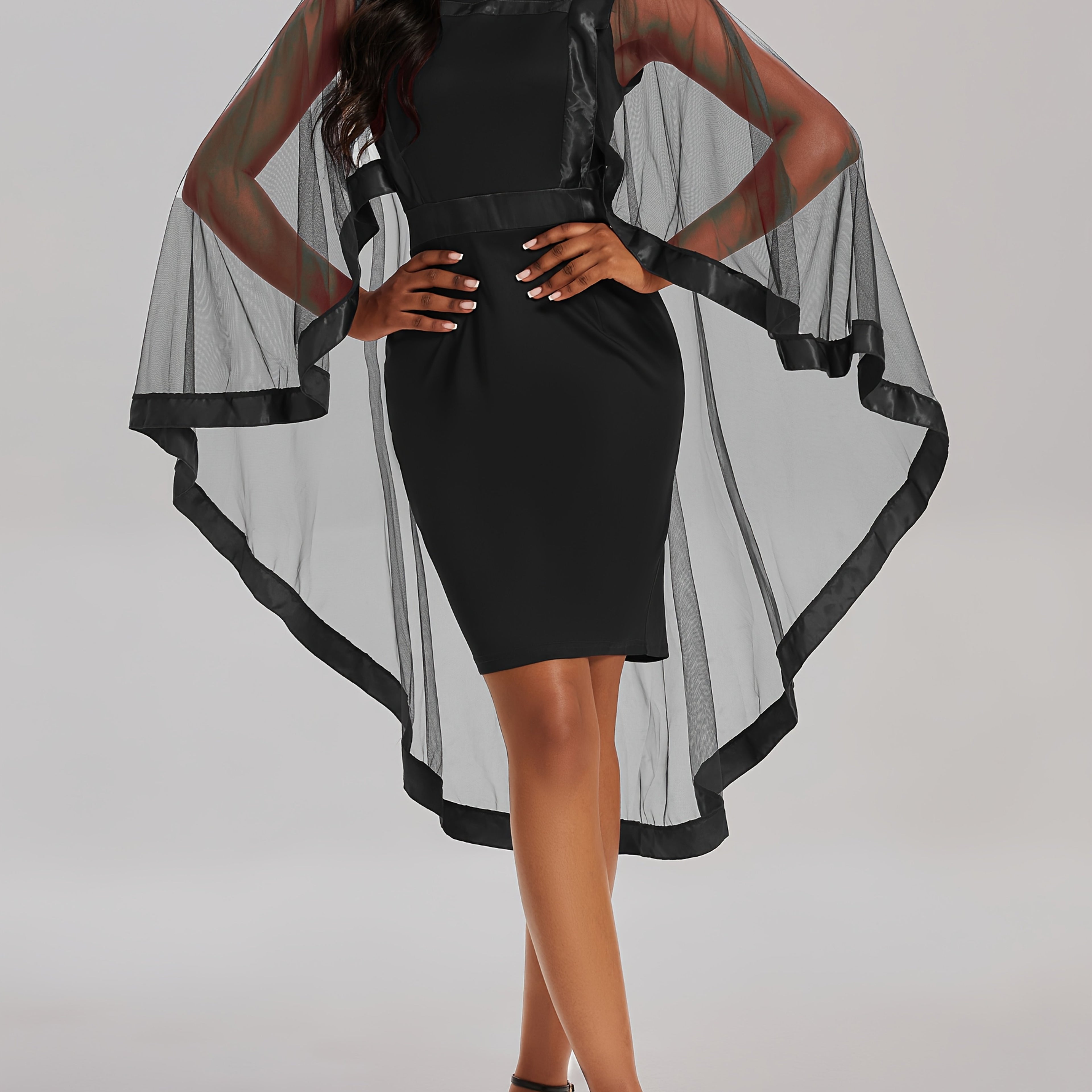 1pc Elegant Bodycon Dress for Women