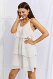 Culture Code By The River Ruffle Style Cami Dress