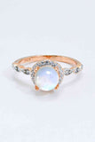 Round Moonstone Ring