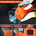 E-HEELP 3 In 1 Electric Car Jack Kit 5Ton 12V Hydraulic Jack