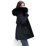 Winter Jacket with Warm Fur Collar