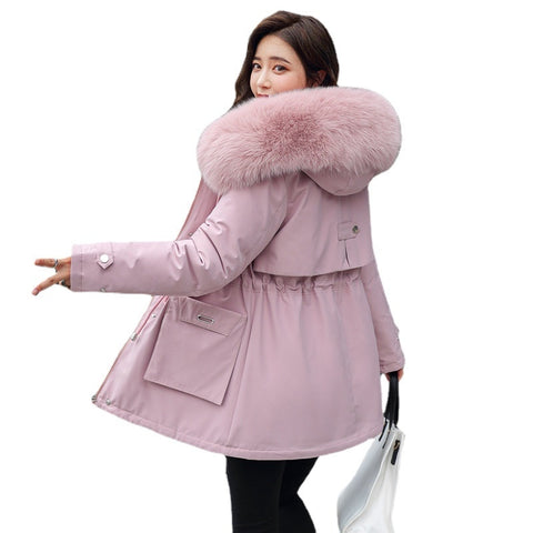 Winter Jacket with Warm Fur Collar