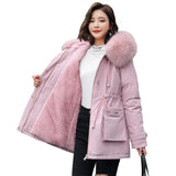 Winter Jacket with Warm Fur Collar