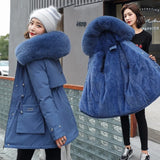 Winter Jacket with Warm Fur Collar