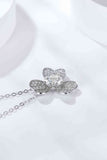 Moissanite Clover Pendant Necklace