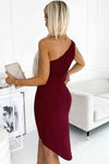 One-Shoulder Sleeveless Dress