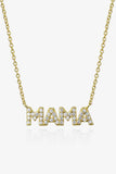 MAMA Zircon 925 Sterling Silver Necklace