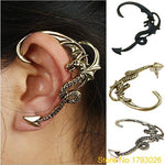 Fly Dragon Cartilage Vintage Clip Earrings