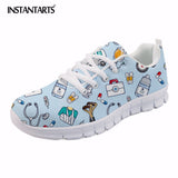 Nurse Sneakers with Cute Cartoon