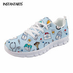 Nurse Sneakers with Cute Cartoon