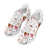 Nurse Sneakers with Cute Cartoon