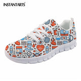 Nurse Sneakers with Cute Cartoon