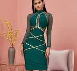 Green with Envy Evening Dress