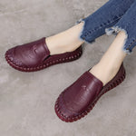 Soft Bottom Genuine Leather Oxford Moccasins