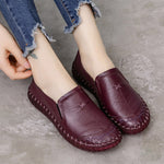 Soft Bottom Genuine Leather Oxford Moccasins