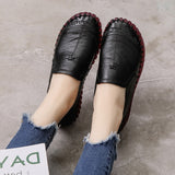 Soft Bottom Genuine Leather Oxford Moccasins