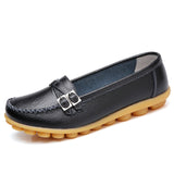 Soft Bottom Genuine Leather Oxford Moccasins