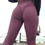 Pink High Waist Fitness Leggings for Women