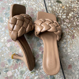 Luxury Summer Low Heel Sandals