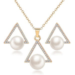 ZOSHI Classy Sparkling Crystal Necklace Set Holiday Collection