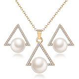 ZOSHI Classy Sparkling Crystal Necklace Set Holiday Collection