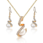 ZOSHI Classy Sparkling Crystal Necklace Set Holiday Collection